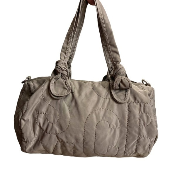 Marc by Marc iacob quilted gray nylon barrel duffel bag - Picture 7 of 12
